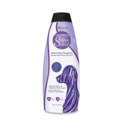 SYNERGYLABS Groomer's Salon Select WHITE COAT Shampoo Szampon wybielający dla kotów i psów - 544 ml.jpg