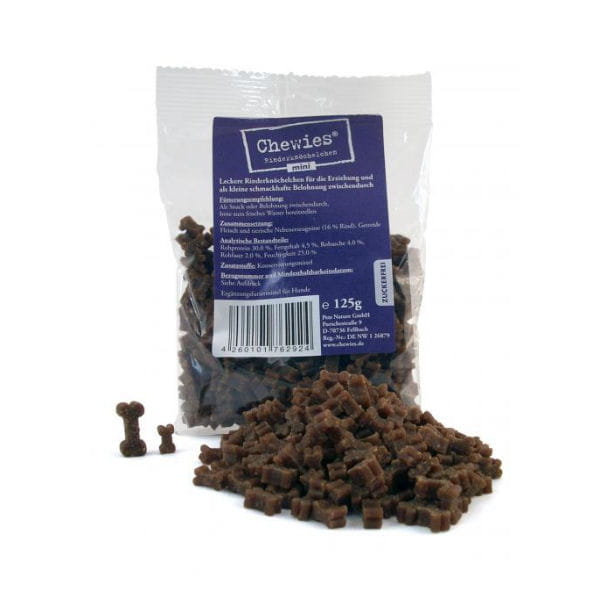 CHEWIES Kosteczki MINI wołowe dla psów małych ras - 125 g.jpg