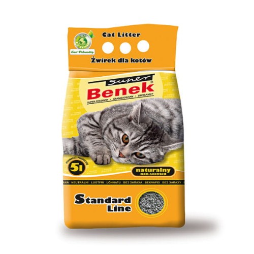 CERTECH SUPER BENEK STANDARD LINE naturalny 5 l - żwirek dla kota.jpg