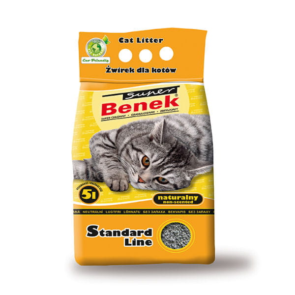 CERTECH SUPER BENEK STANDARD LINE naturalny 5 l - żwirek dla kota.jpg