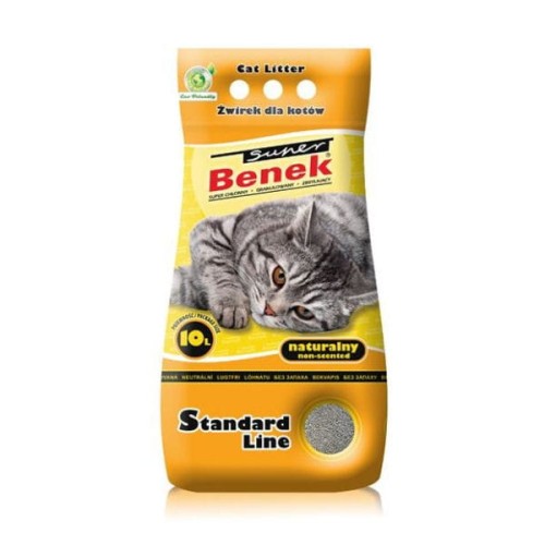 CERTECH SUPER BENEK STANDARD LINE naturalny 10 l - żwirek dla kota.jpg