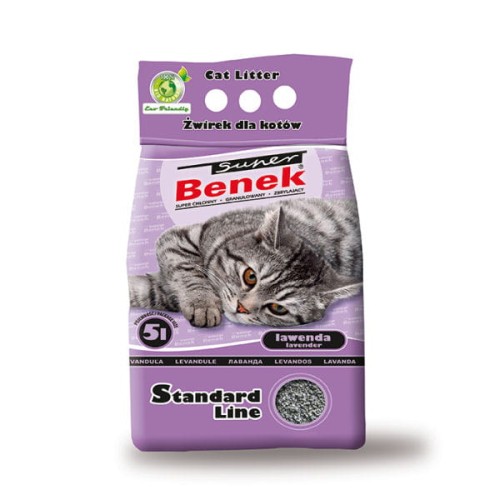CERTECH SUPER BENEK STANDARD LINE  Lawenda 5l - żwirek dla kota.jpg