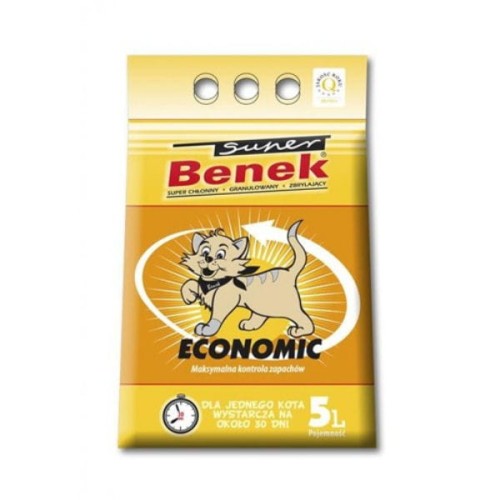 CERTECH SUPER BENEK Economic 5L - żwirek dla kota.jpg
