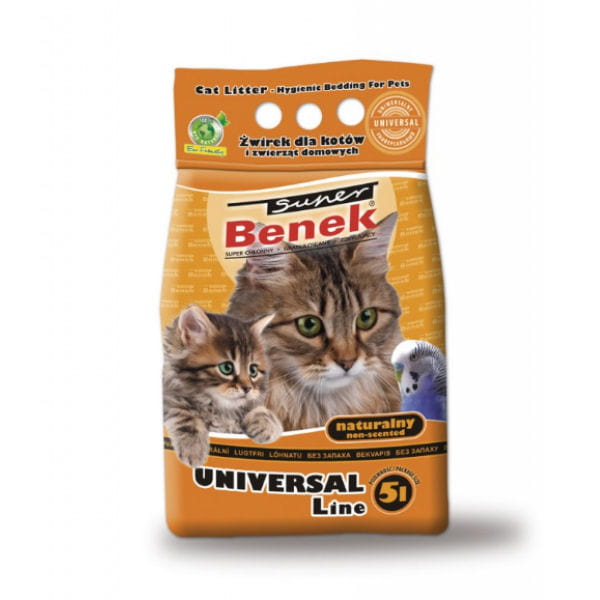 CERTECH SUPER BENEK UNIVERSAL LINE naturalny 5l - żwirek dla kota.jpg