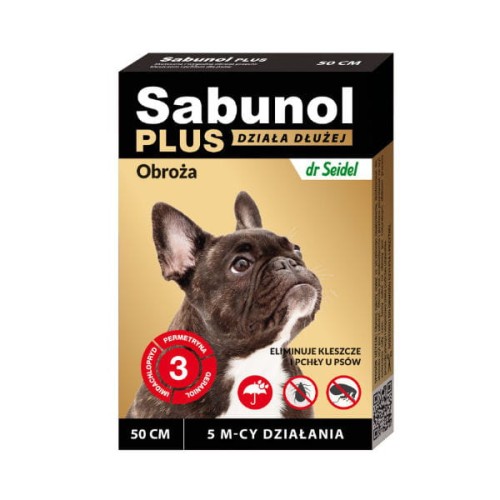 SABUNOL PLUS Obroża przeciw pchłom i kleszczom dla psów - rozmiar 50 cm.jpg