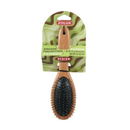 ZOLUX BAMBOU Szczotka podwójna średnia dla psa.jpg