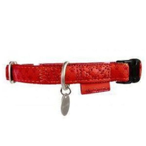 ZOLUX Obroża regulowana Mac Leather - kolor czerwony.jpg