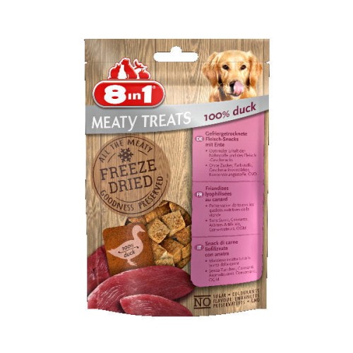 8in1 Dog Freeze Dried Duck Przysmak liofilizowany z piersi kaczki - 50 g.jpg