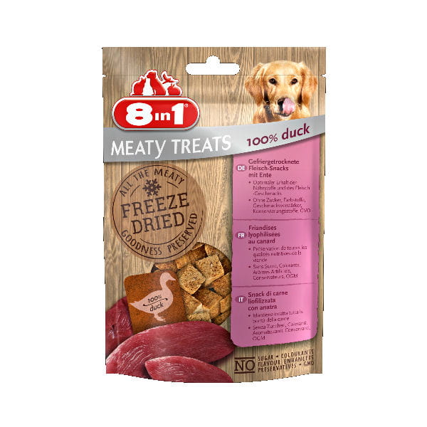 8in1 Dog Freeze Dried Duck Przysmak liofilizowany z piersi kaczki - 50 g.jpg