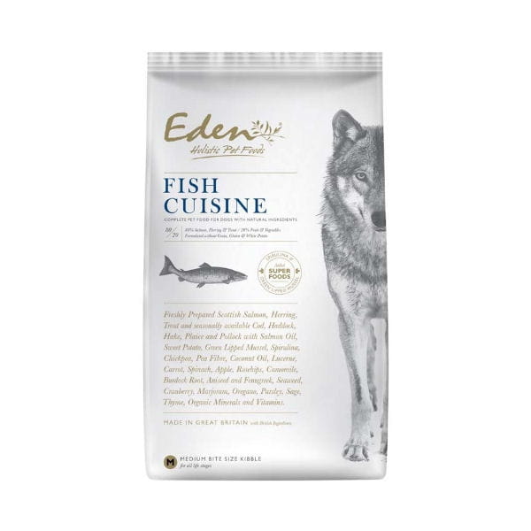 EDEN FISH CUISINE Karma sucha z łososiem i śledziem dla szczeniąt, psów dorosłych i seniorów ras średnich i dużych -.jpg