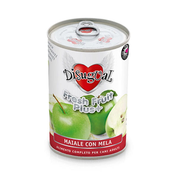 DISUGUAL FRESH FRUIT Karma mokra monobiałkowa z wieprzowiną i jabłkiem dla psów - 400g.jpg
