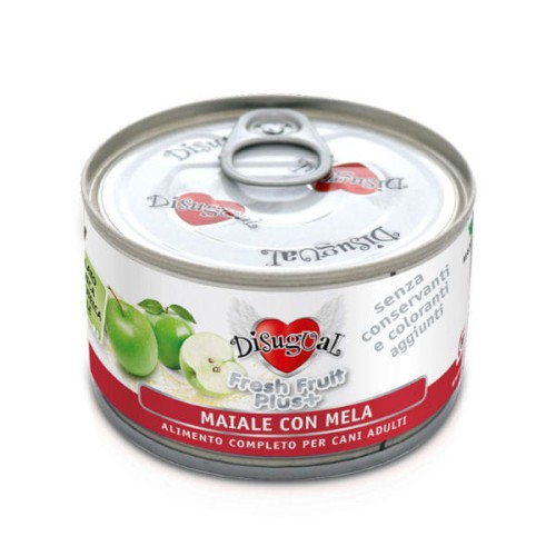 DISUGUAL FRESH FRUIT Karma mokra monobiałkowa z wieprzowiną i jabłkiem dla psów - 150 g.jpg