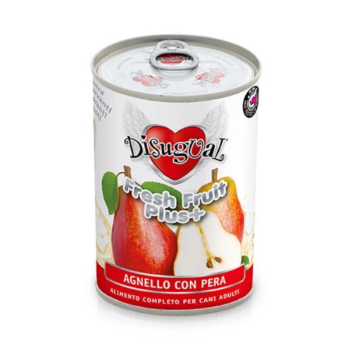 DISUGUAL FRESH FRUIT Karma mokra monobiałkowa z jagnięciną i gruszką dla psów - 150 g.jpg