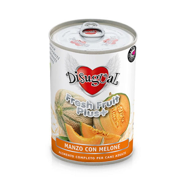 DISUGUAL FRESH FRUIT Karma mokra monobiałkowa z wołowiną i melonem dla psów - 150 g.jpg