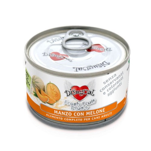 DISUGUAL FRESH FRUIT Karma mokra monobiałkowa z wołowiną i melonem dla psów - 150 g.jpg
