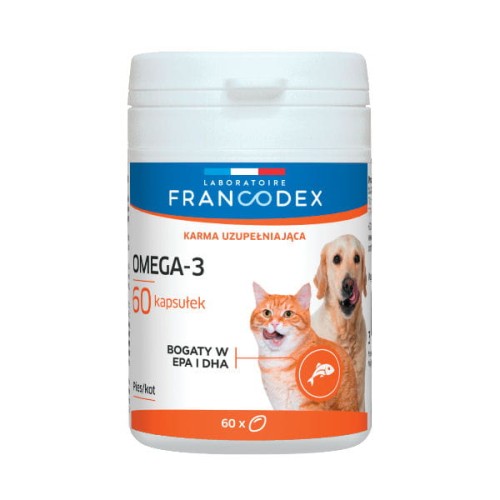 FRANCODEX Omega - 3 dla psów i kotów - 60 kapsułek.jpg