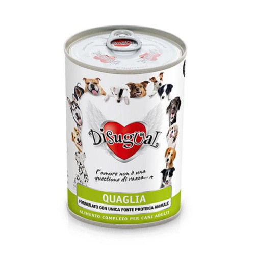 DISUGUAL MONOPROTEIN Karma mokra z przepiórką dla psów - 450 g.jpg