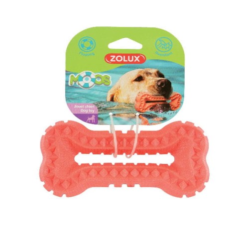 ZOLUX Zabawka TPR MOOS kość 16 cm - pomarańczowa.jpg
