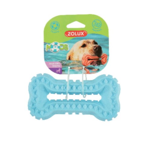 ZOLUX Zabawka TPR MOOS kość 16 cm - kolor niebieski.jpg