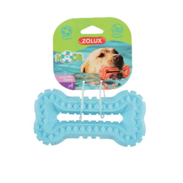 ZOLUX Zabawka TPR MOOS kość 16 cm - kolor niebieski.jpg