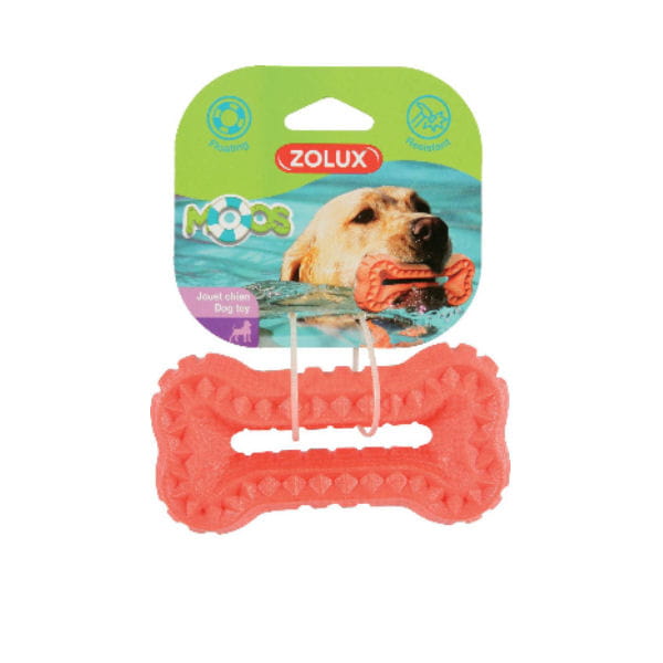 ZOLUX Zabawka TPR MOOS kość 13 cm - pomarańczowa.jpg
