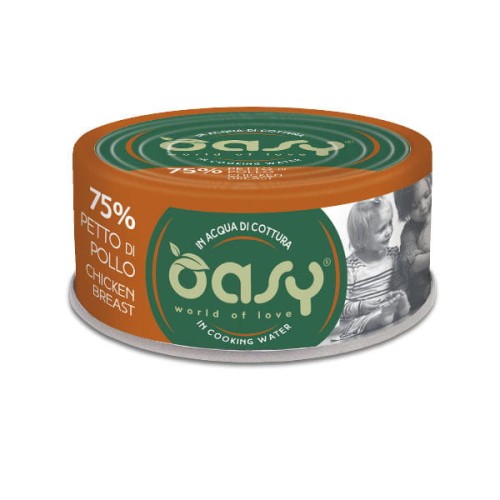 OASY MORE LOVE Karma uzupełniająca mokra - pierś z kurczaka dla kotów - 70 g.jpg