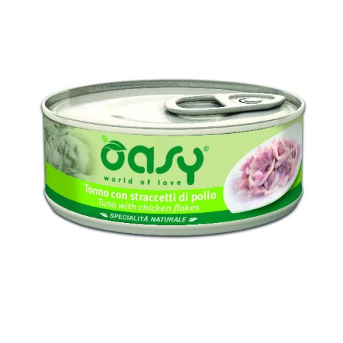 OASY NATURAL Karma uzupełniająca mokra - tuńczyk z kurczakiem dla kotów - 150 g.jpg