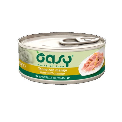 OASY NATURAL Karma uzupełniająca mokra - tuńczyk z mango dla kotów.jpg