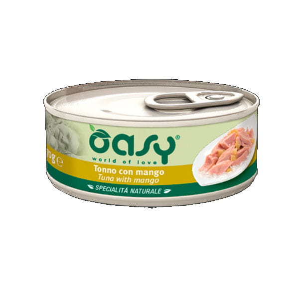 OASY NATURAL Karma uzupełniająca mokra - tuńczyk z mango dla kotów.jpg