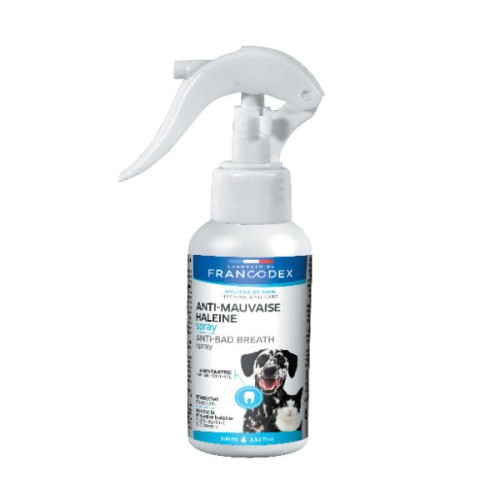 FRANCODEX Spray przeciwko nieprzyjemnemu oddechowi dla psów i kotów 100 ml.jpg