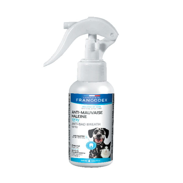 FRANCODEX Spray przeciwko nieprzyjemnemu oddechowi dla psów i kotów 100 ml.jpg
