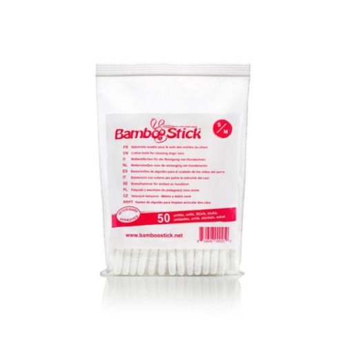 BAMBOOSTICK Patyczki do czyszczenia psich uszu - rozmiar S-M - 50 szt..jpg