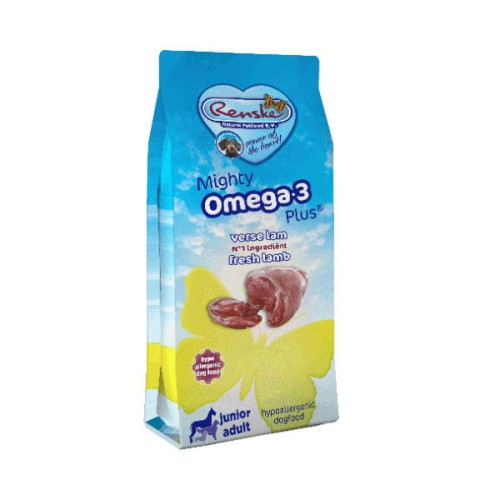 RENSKE MIGHTY OMEGA 3 PLUS Karma sucha PREMIUM ze świeżą jagnięciną dla psów i szczeniąt wszystkich ras.jpg