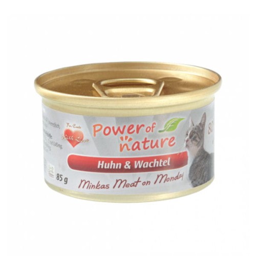 POWER OF NATURE MINKAS MEAT ON MONDAY Pełnowartościowa karma z kurczakiem i przepiórką dla kotów.jpg