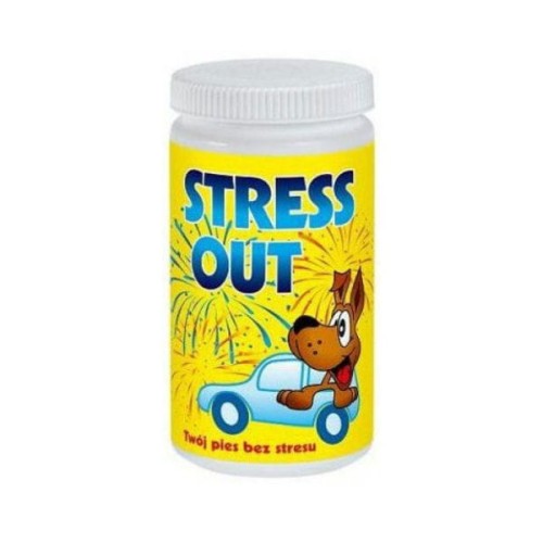 DERMAPHARM Stress out - preparat łagodnie uspokajający dla psów - 60 szt..jpg