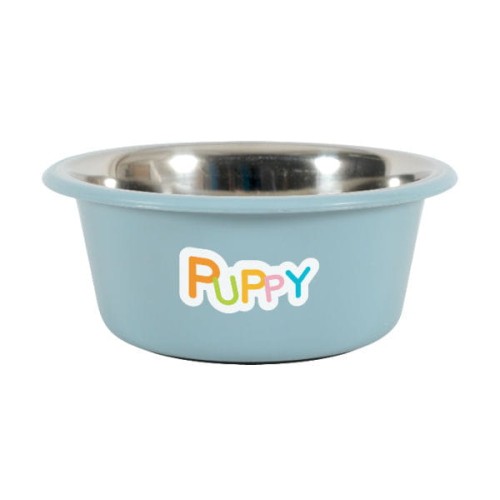 ZOLUX Miska plastikowa PUPPY z podstawką antypoślizgową - 850 ml - kolor niebieski.jpg