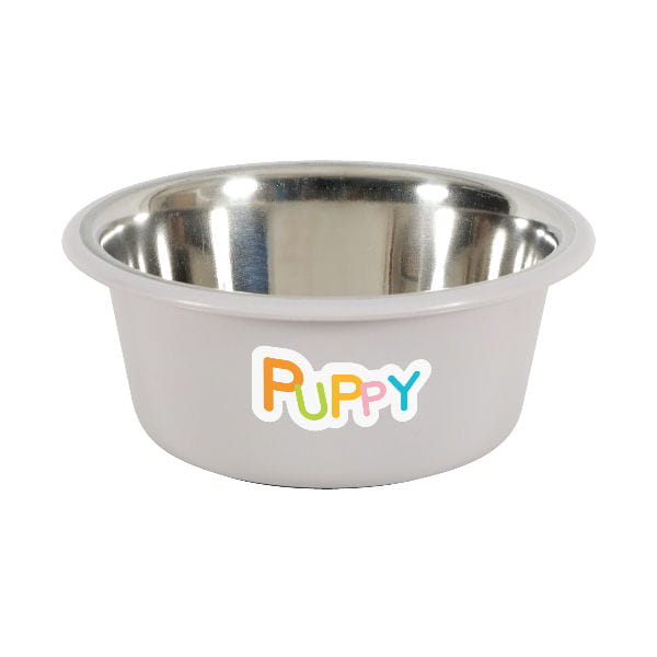 ZOLUX Miska plastikowa PUPPY z podstawką antypoślizgową - 850 ml - kolor mysi.jpg