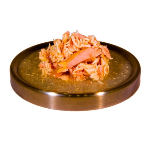 MOONLIGHT - DINNER nr 4 - naturalna karma z tuńczykiem, kurczakiem i łososiem w sosie własnym dla kotów - 80 g.jpg