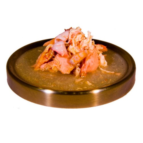 MOONLIGHT - DINNER nr 3 - naturalna karma z tuńczykiem, kurczakiem, krewetkami i kałamarnicami sosie własnym dla kotów - 80 g.jpg