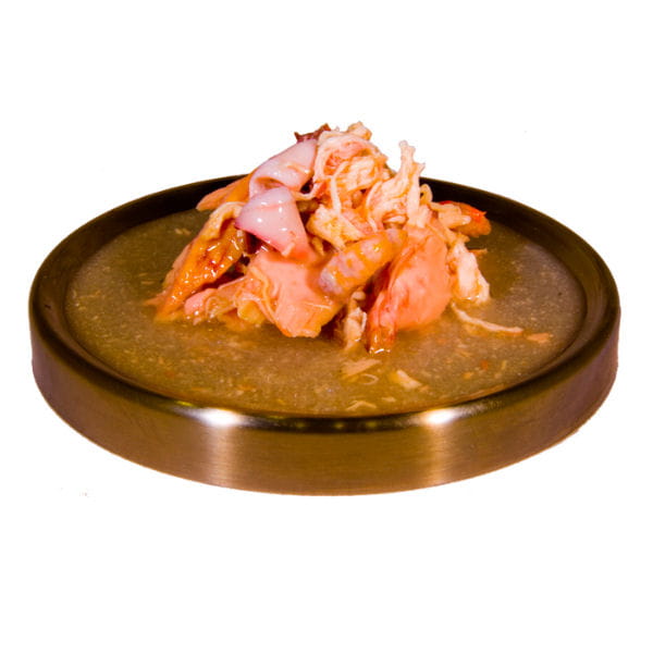 MOONLIGHT - DINNER nr 3 - naturalna karma z tuńczykiem, kurczakiem, krewetkami i kałamarnicami sosie własnym dla kotów - 80 g.jpg