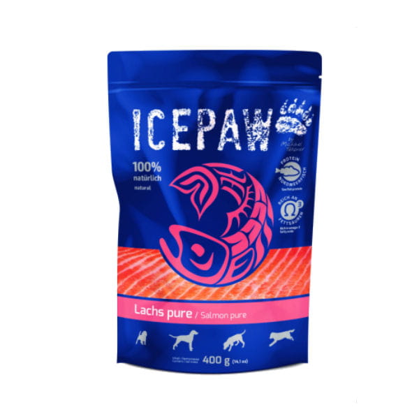 ICEPAW HIGH PREMIUM LACHS PURE Kompletna karma mokra z łososia dla psów