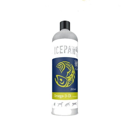 ICEPAW HIGH PREMIUM Omega-3 OIL Olej z sardeli i sardynek dla psów  - 250 ml.jpg