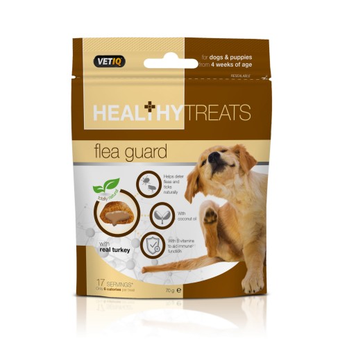 Vetiq Przysmaki dla psów i szczeniąt zapobiegające inwazji pcheł Healthy Treats Flea Guard For Dogs &amp; Puppies 70g.jpg