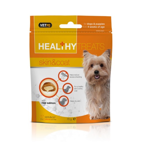 Vetiq Przysmaki dla psów i szczeniąt zdrowa skóra i sierść Healthy Treats Skin &amp; Coat For Dogs &amp; Puppies 70g.jpg