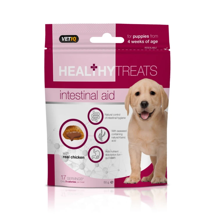 Vetiq Przysmaki dla szczeniąt wsparcie układu pokarmowego Healthy Treats Intestinal Aid For Puppies 50g.jpg
