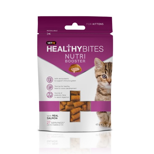 Vetiq Przysmaki z witaminami dla kociąt Healthy Bites Nutri Booster For Kittens 65g.jpg