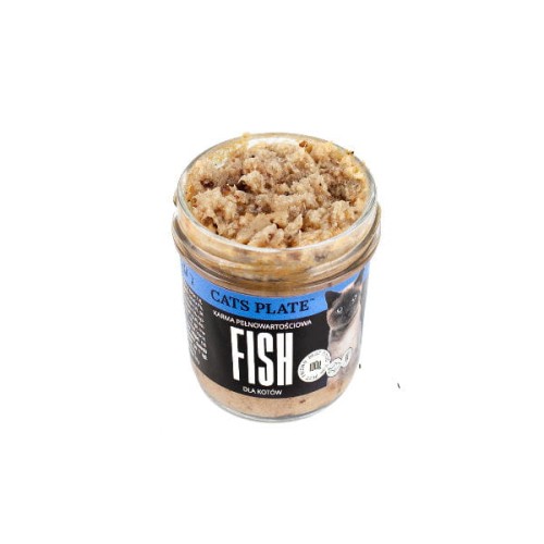 CATS PLATE FISH Karma pełnowartościowa z dorszem dla kotów - 100 g.jpg