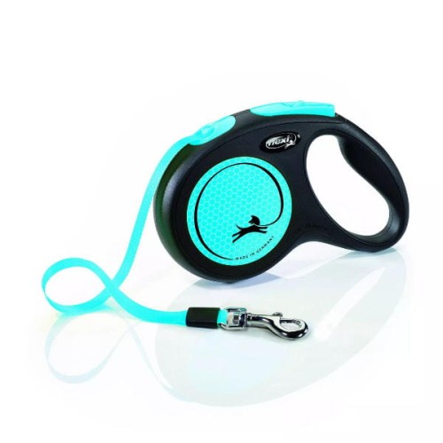 FLEXI Smycz automatyczna New Neon taśma M 5 m - niebieski.jpg