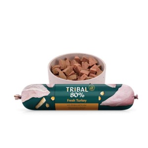 TRIBAL FRESH TURKEY Karma mokra z indykiem w batonie dla psa - 750 g  x 4 szt.   