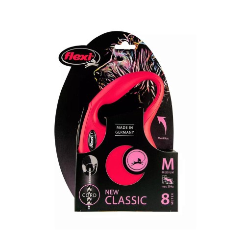 FLEXI NEW CLASSIC M linka 8 m czerwona (w opakowaniu).jpg